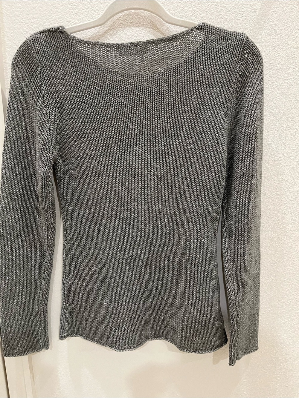 Promod Embellished Grey Crewneck Sweater M - Picture 4 of 9